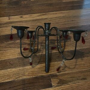 Vintage Beaded Candle Holder